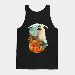 sky above, earth below and peace with in Tank Top